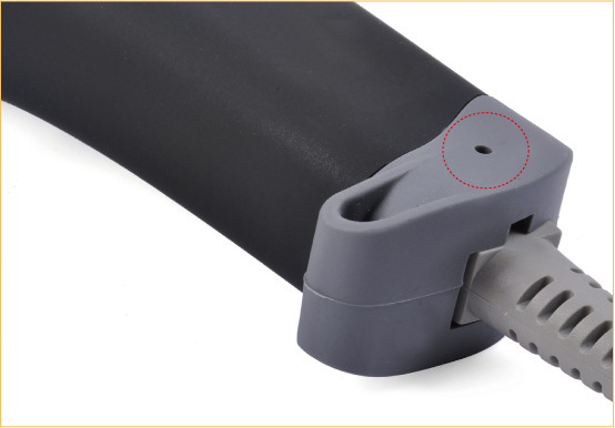 A-16-U black laser bar-code scanner, one-dimensional bar-code scanner, scanner.