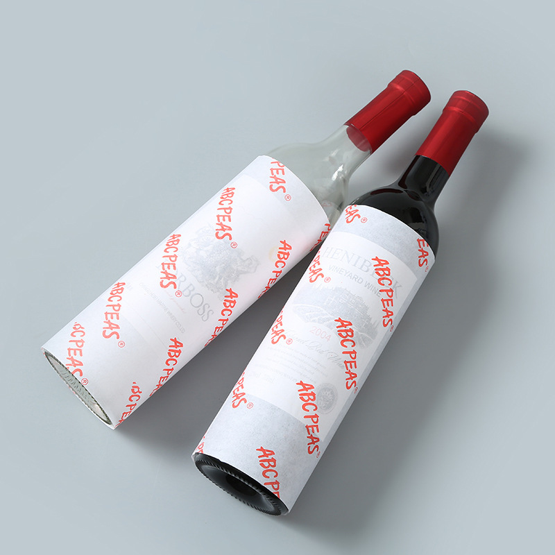 Twenty-seven grams of hardo-printed paper liner with pear paper thicked with red wine wrapping paper