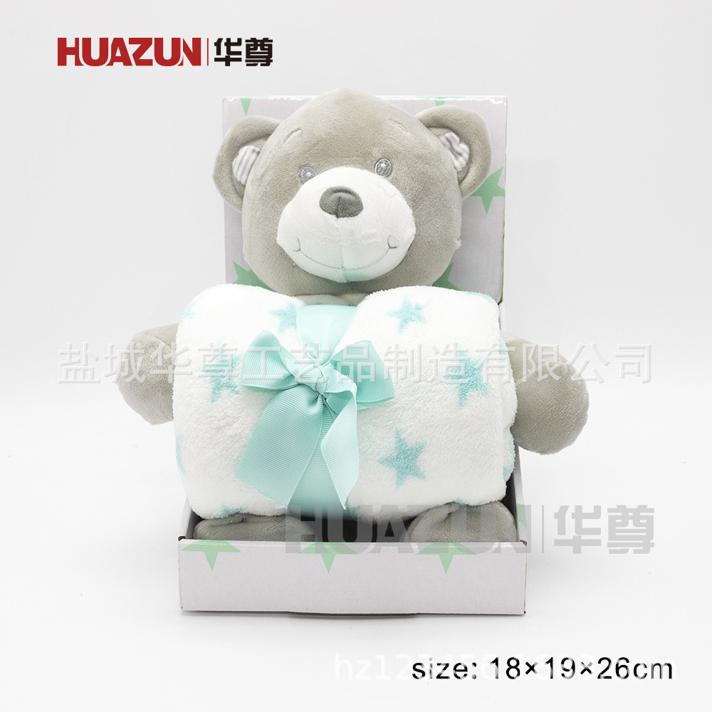 Đồ chơi bằng nhung, gấu, chăn mền, đồ chơi nhung Amazon, chăn hoạt hình.