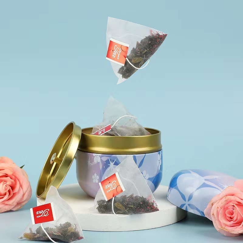 小铁罐花果茶三角包花茶水果蜜桃乌龙茶组合小罐茶伴手礼女生养生