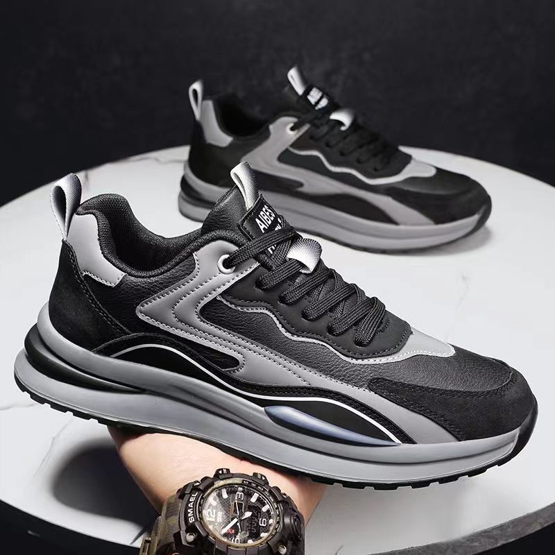 2024 new spring and autumn boys' shoes for waterproof skins and skids for work leisure outdoor fashion shoes