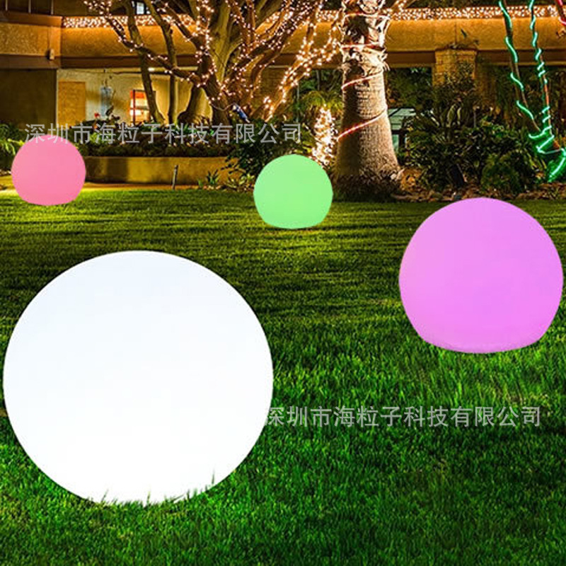 LED water pool lights seven colored lawns luminescence ball lights outdoors of a water-proof pool