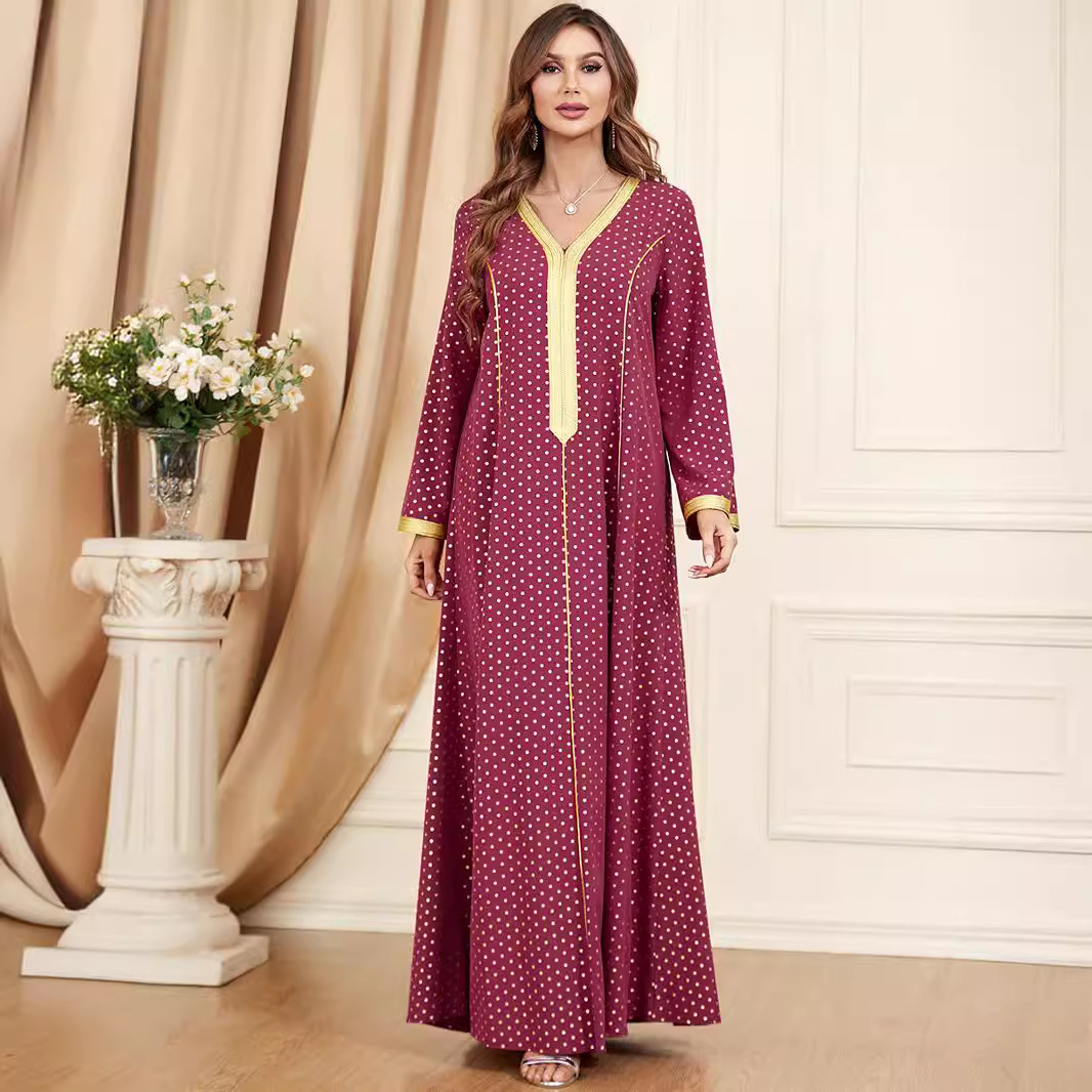 3396 Middle East Arab dress of Baya woman-in-chief muslim cross-border dress