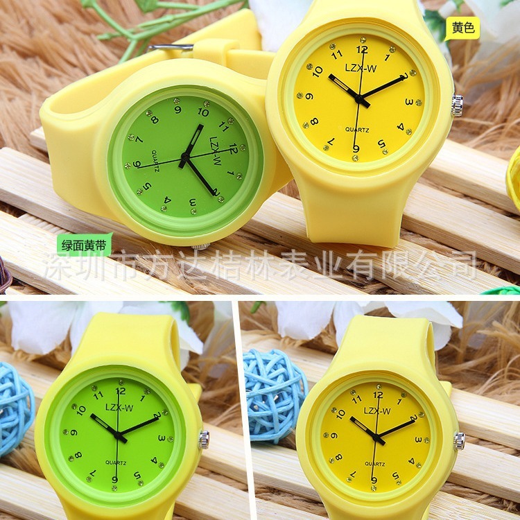 "Fashion Silicon watch, children's watch, Korean watch."