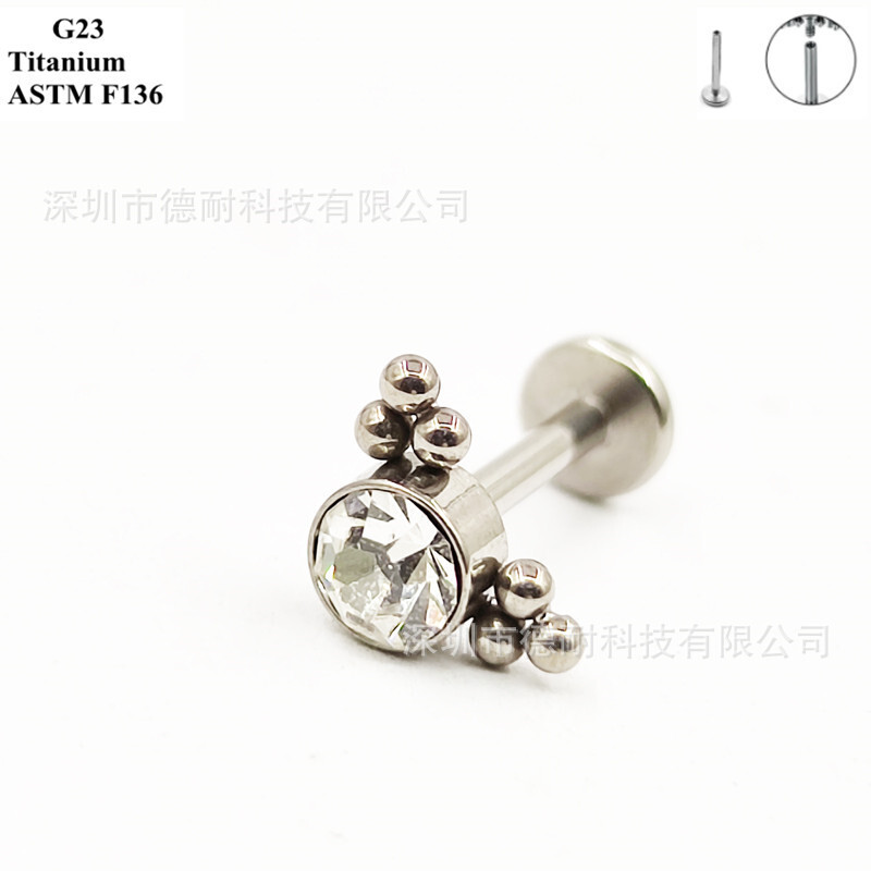 The manufacturer sells G23 titanium alloy.