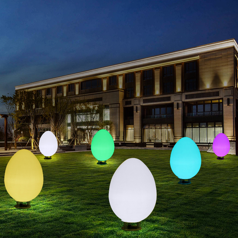 Lighting remote-controlled colour-changed HONDON Red Heating Field interactive plaza viewer and egg lamp