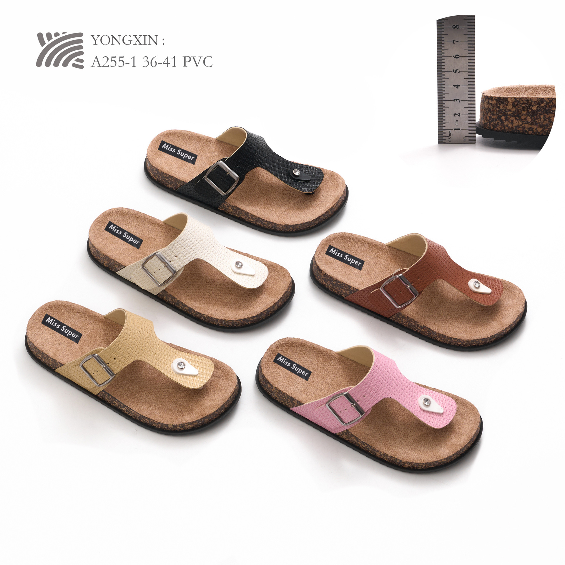 The new softwood sandals in the summer with the thick bottoms on them and the sandals on the sandals.