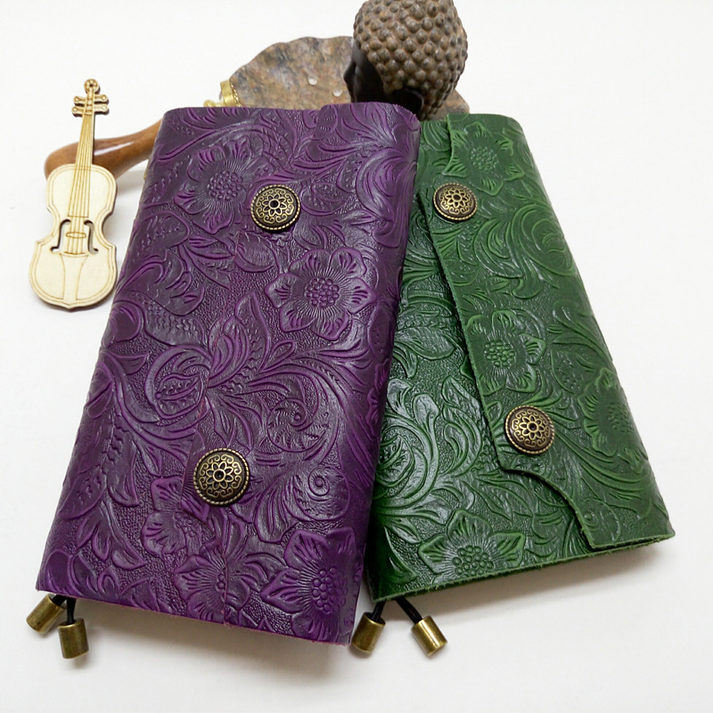 Cross-border gift travel notebooks, manual notebooks, ox-skin diary custom.