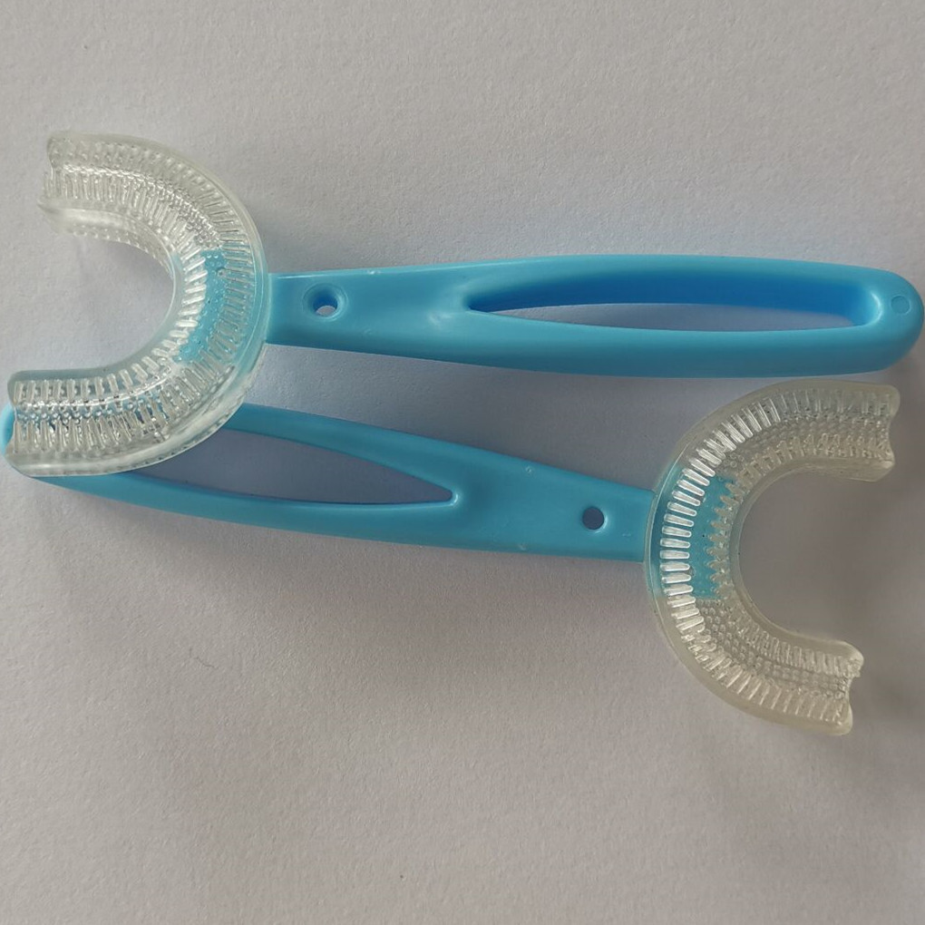 It's custom-made, high-transparent, food-resistant baby and child toothbrush TPE granular material.