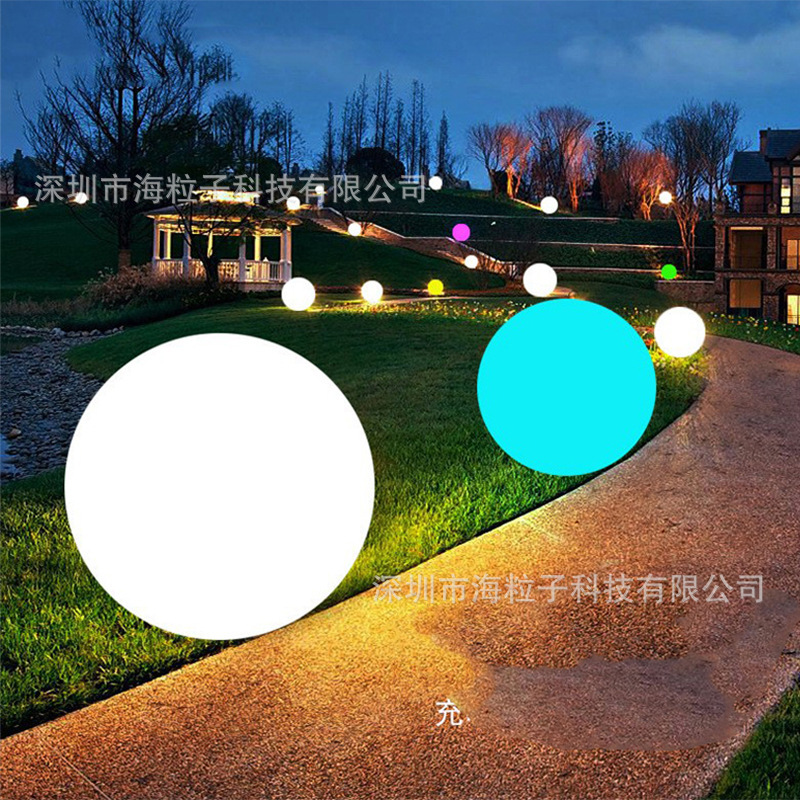 Led ball lamp, solar seven colours lightball garden, decorated lawn lamp floating pool lamp