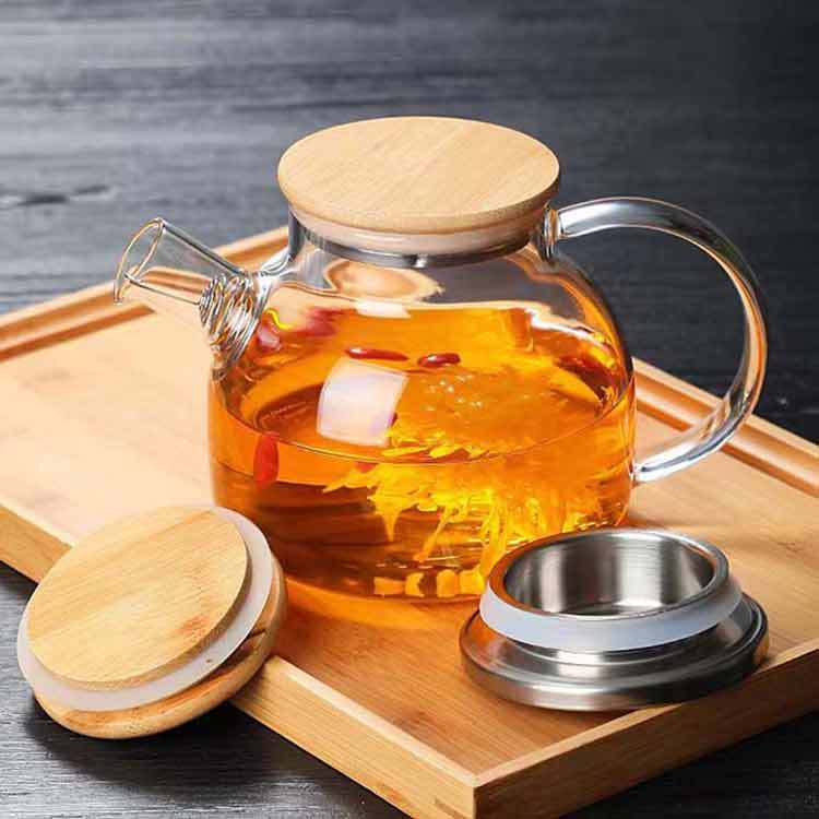 Các ấm trà nóng và trong suốt dựa trên nhà với khả năng giả lập lớn để lọc chai thủy tinh