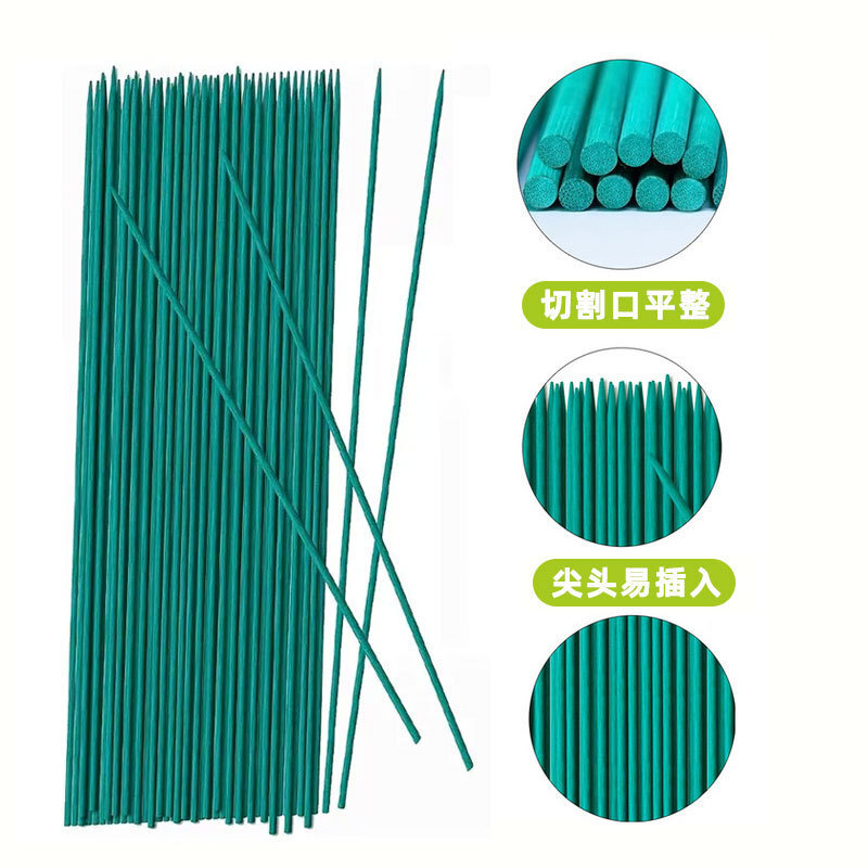 Cây tre trồng trong vườn mọc lên để hỗ trợ 5mm cây tre có vườn và những bó hoa xanh lá bên kia biên giới.