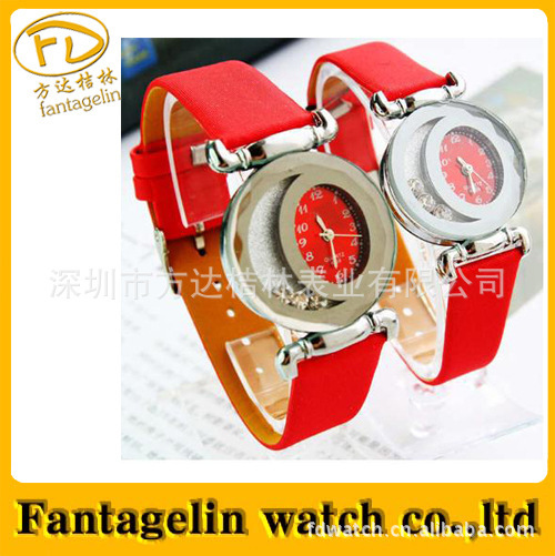 Supply of men ' s and women ' s fashionable couples ' belt watch