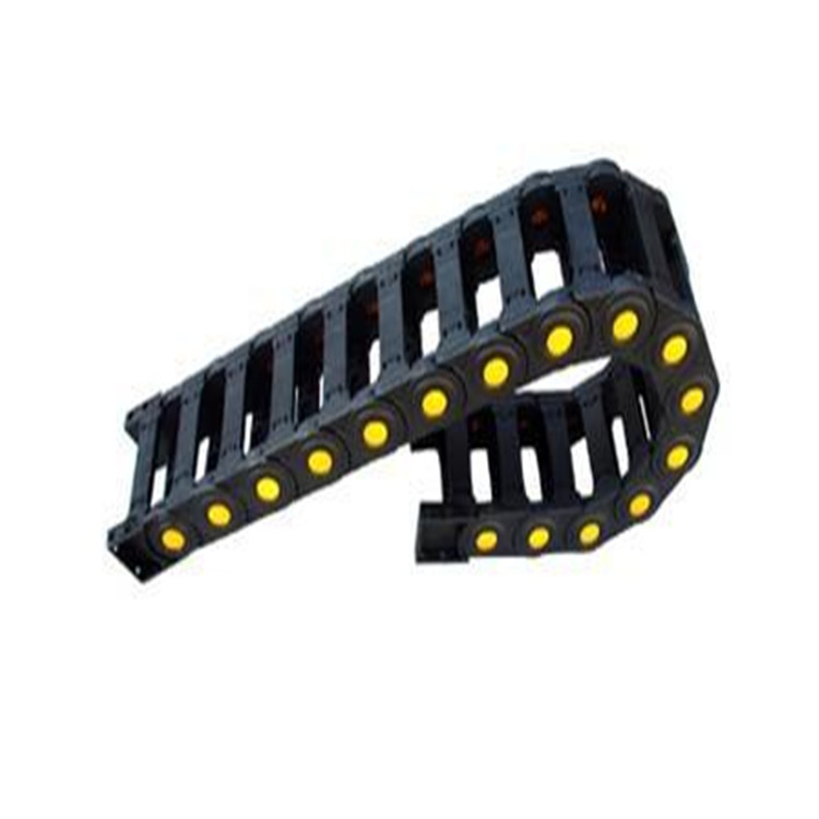 Short supply bridge plastic towed chain, machine-bed cable towed chain, engineering nylon towed chain, wired tank chain.