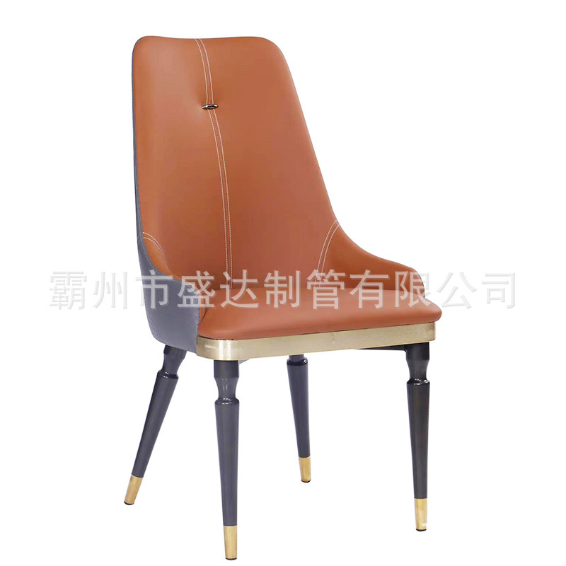 Leaf chairs, light luxurious chairs, tables, chairs, soft packs distributed by the back table, lounge chairs, nails hotel chairs