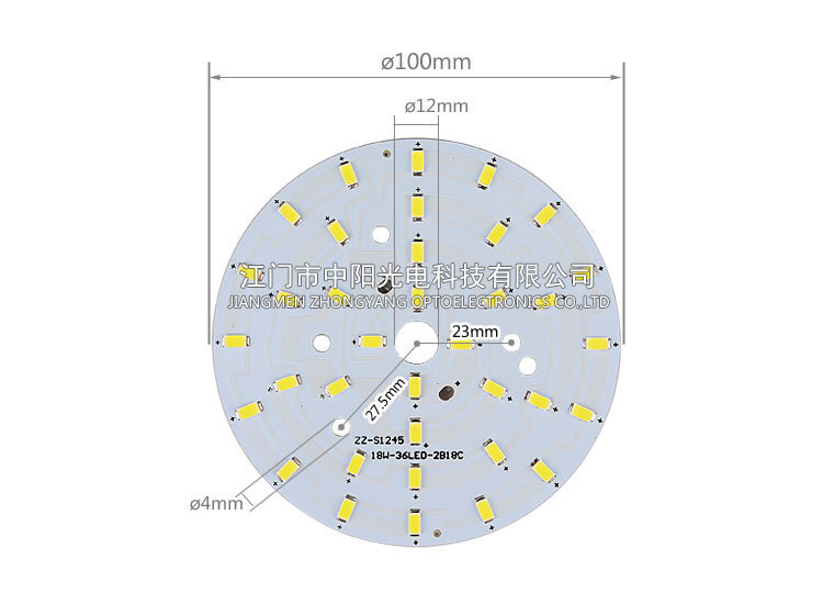 18W lightboard 65-70LM light bulbs 5730 light source