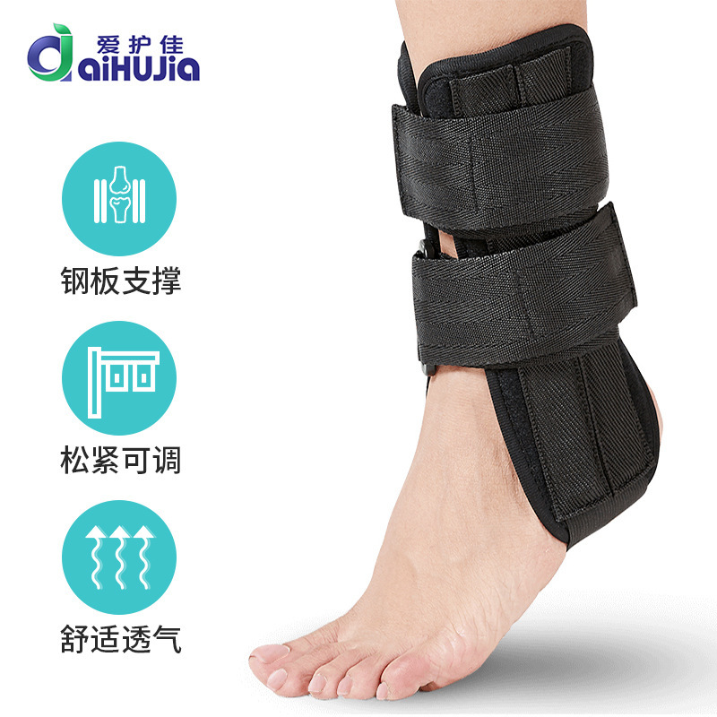 A surrogate of a pressure-enhanced steel plate supporting the ankles with a fixed ankle.