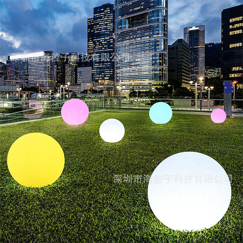 Led ball lamp, solar seven colours lightball garden, decorated lawn lamp floating pool lamp