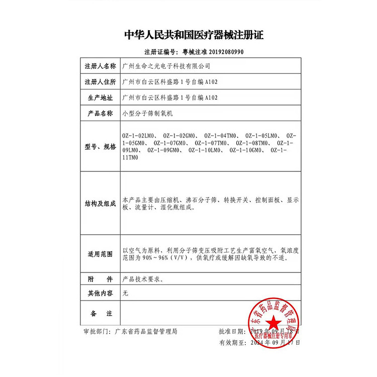 氧之星製氧氣機吸氧機老人孕婦家用便攜小型分子篩帶霧化製氧機