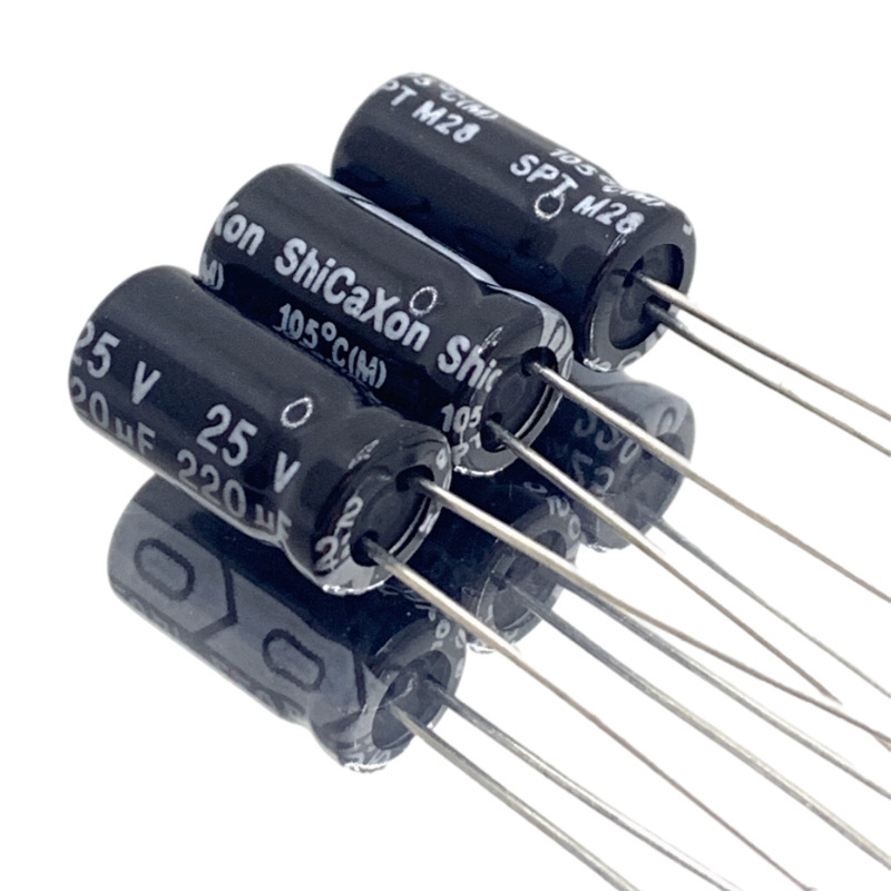 Electrolytic capacitor plug-in 25V220UF 100UF/330UF/470UF/680 UF HF low-prohibited wholesale distribution