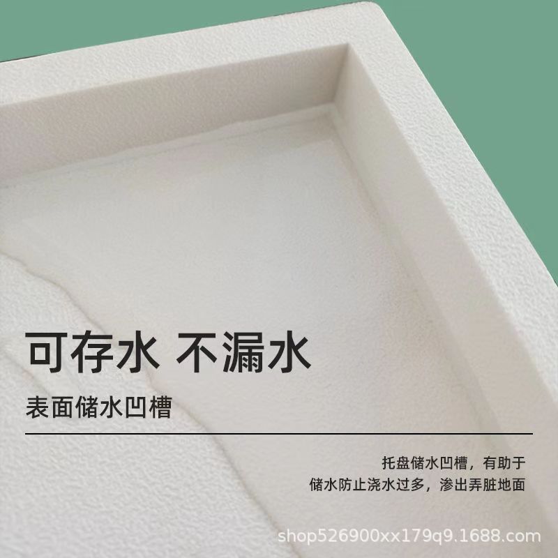 Một cái khay hoa vuông đơn giản để di chuyển một khay hoa vuông, một cái khay bông hoa vuông, một quảng trường xi măng.