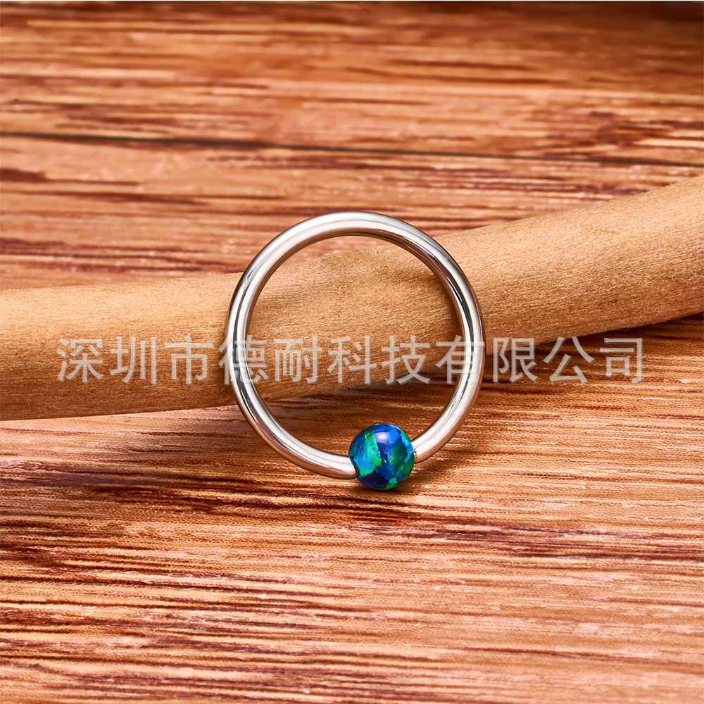 Cross-border G23, F136, round-of-the-nose penke pierced earring factory.