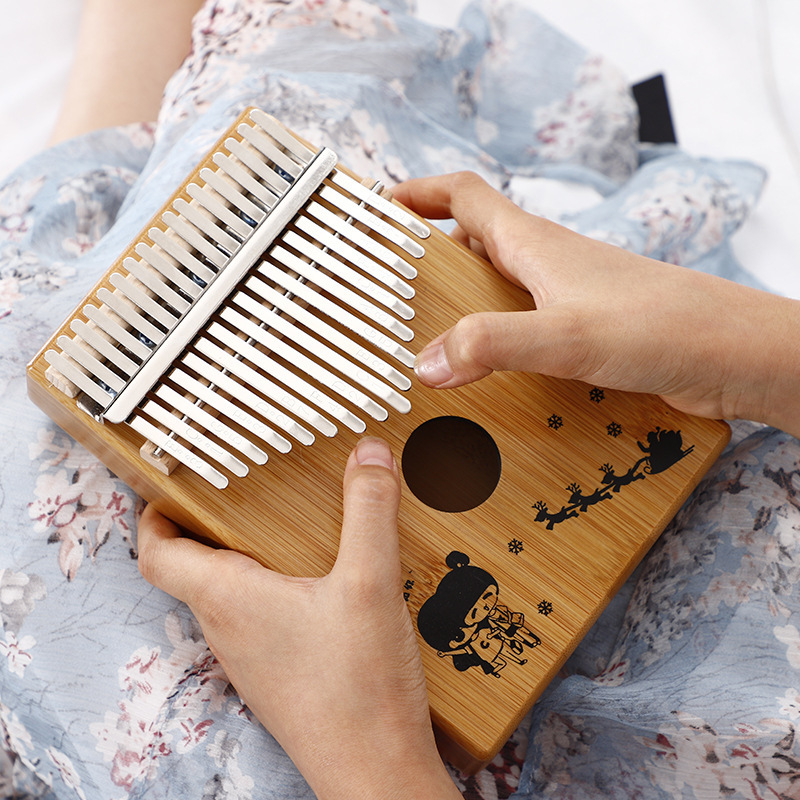 Một ngón tay cái 17 cho kalimba 21 tới nhạc cụ kalimba 2 ngón tay