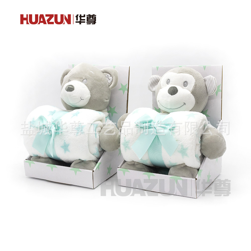 Đồ chơi bằng nhung, gấu, chăn mền, đồ chơi nhung Amazon, chăn hoạt hình.