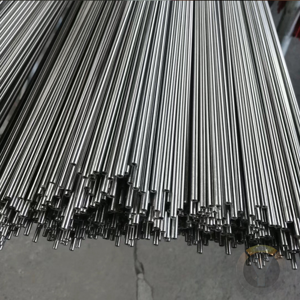 Supply of stainless steel piping, cold-plugged steel piping.