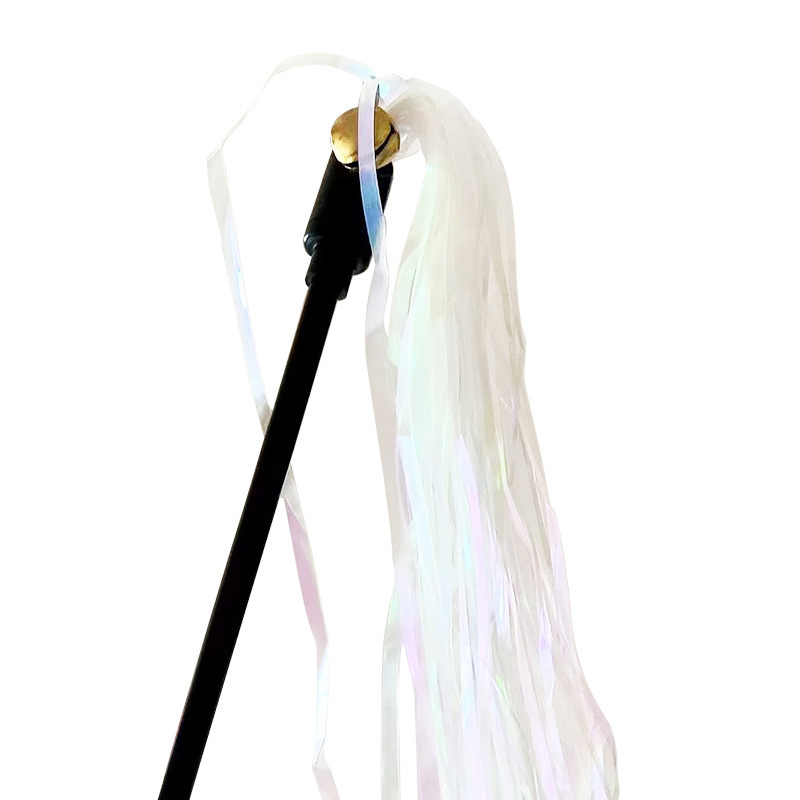 Whole-time cat toy toy to cat poles with turquoises on paper and cat sticks with bells on pet toys and cat stuff.
