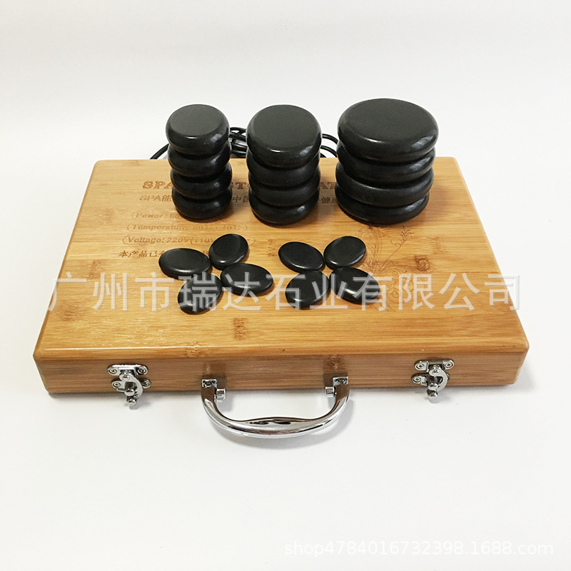 Các túi đá chứa 20 hộp tre đốt bằng tre chứa năng lượng núi lửa, sức khỏe lựu, nhà máy sản xuất tùy chỉnh.