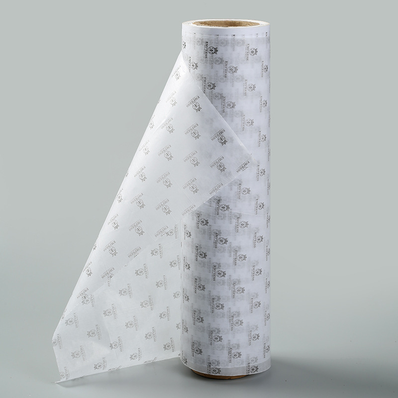 Oil wax paper printing translucent paper wrapping paper with double-sided light of 21g roller wax paper