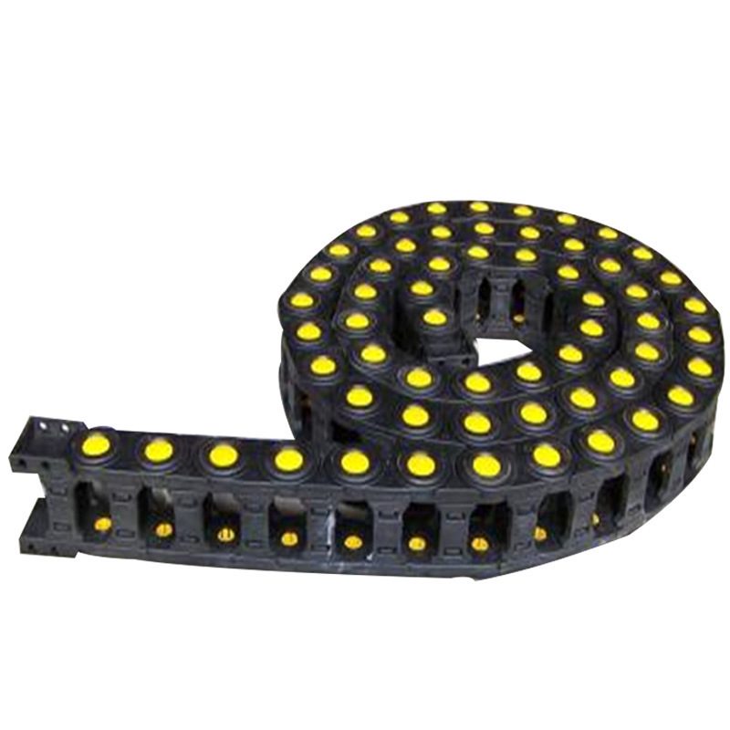 Supply of 25 series of bridge tank chains, multiple machine-bed cable towed chains, nylon towed chains