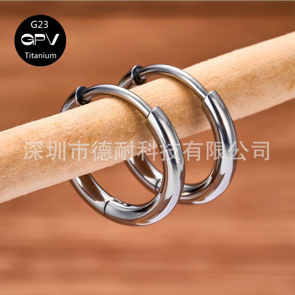 G23 titanium alloy against the classic circle ring cylindrical vacuum plating for the American circle ring.