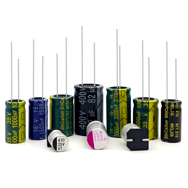ShiCaXon plug-in electrolytic 25v22uf 5x5 long-lived aluminium electrolytic 105°C