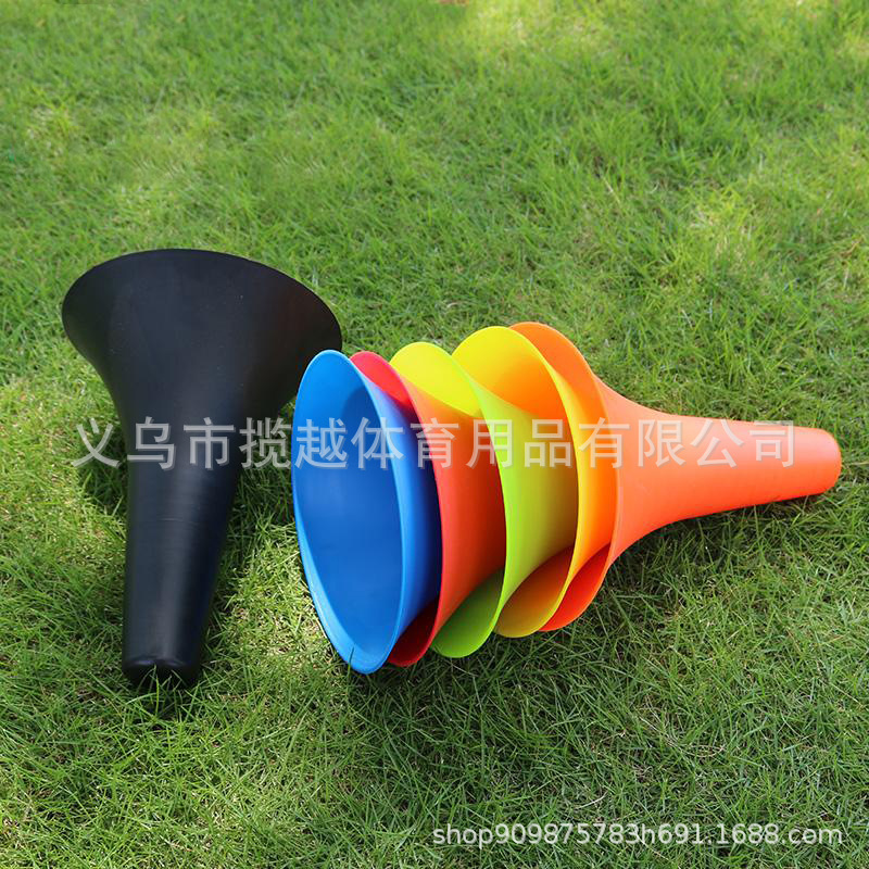 Cặp sừng bóng rổ nguyên khối, hàng rào rộng 23cm, dụng cụ huấn luyện bóng đá.