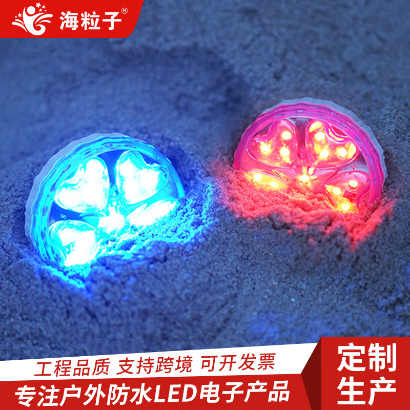 Customize the led dive lamp IP68 waterproof pool kelp lumber-decorder seven colour-converted fish tank lamps