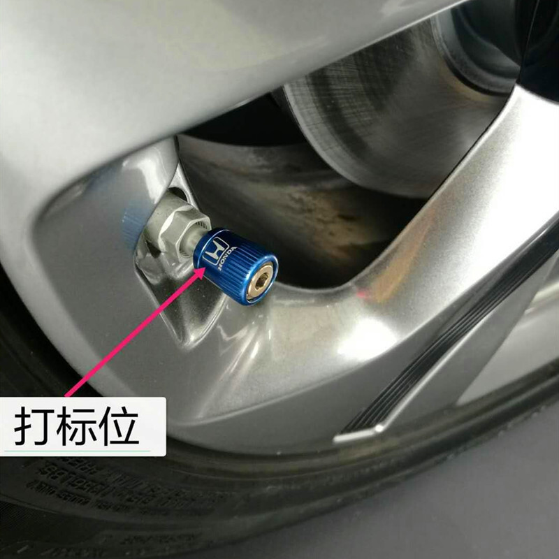 Car tire cap door, air cap, aluminum alloy, aluminum follicle door cap, fittings