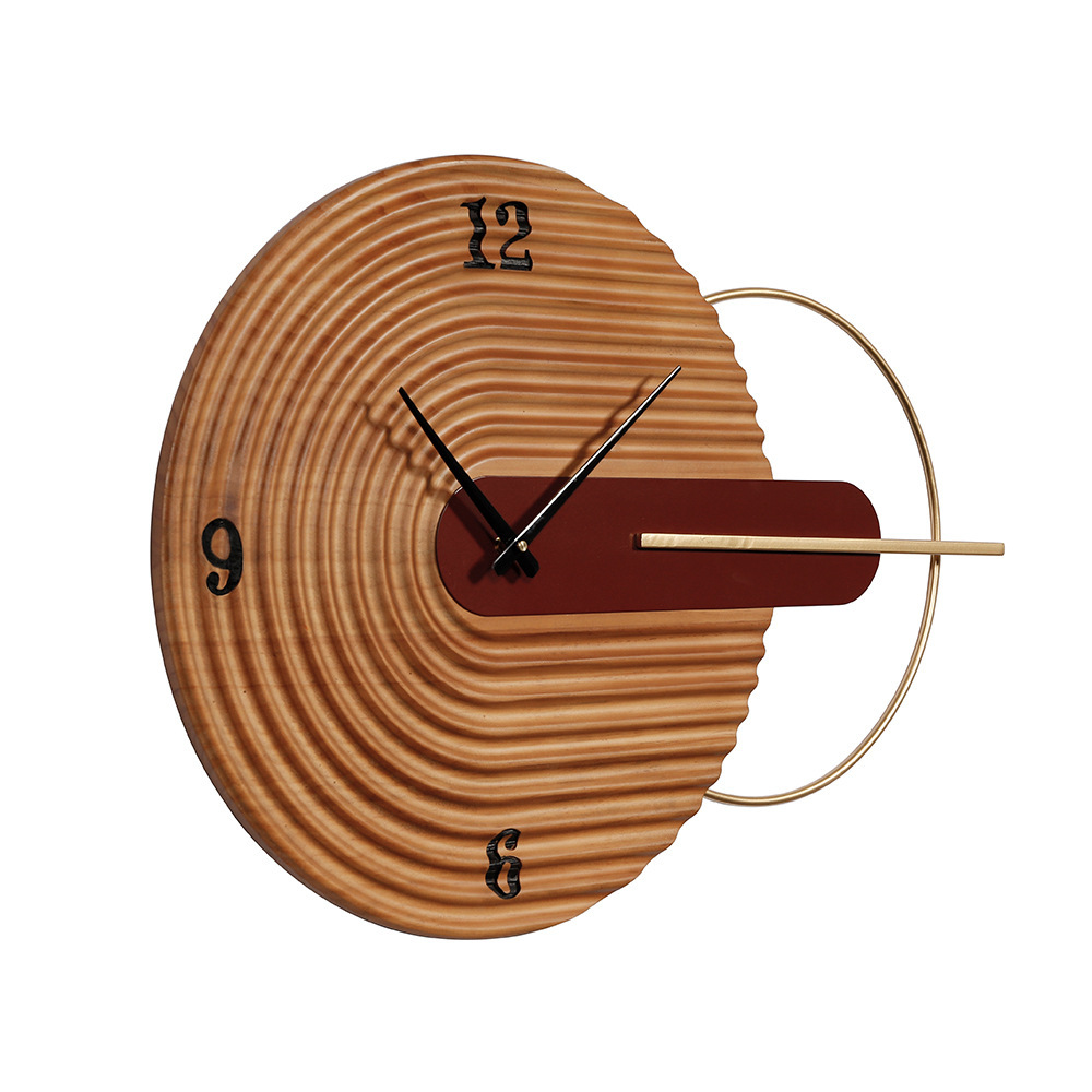 I need to book a wooden fashion creative clock.