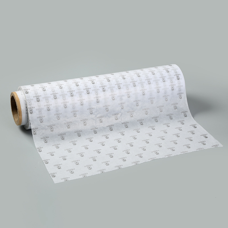 Oil wax paper printing translucent paper wrapping paper with double-sided light of 21g roller wax paper