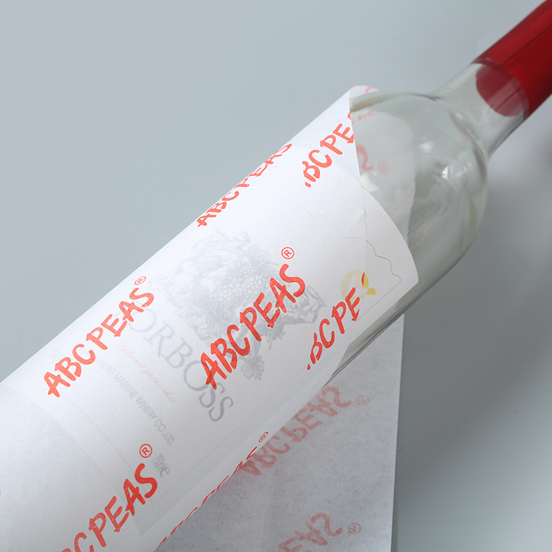 Twenty-seven grams of hardo-printed paper liner with pear paper thicked with red wine wrapping paper