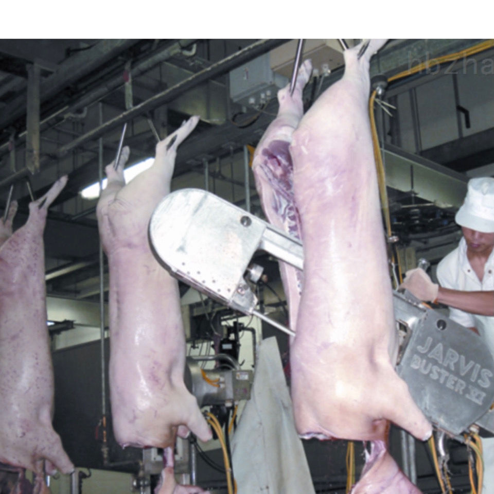 The slaughter of saw-sawed pigs and goats is applied to the slaughterhouse.