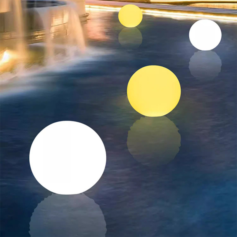 Solar pool seven colours across the border to distribute waterproof decorator luminous ball-shaped creative circular floating atmosphere lamps