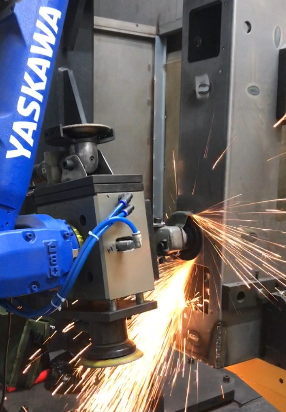 Weld-welding robots, weld-welding.