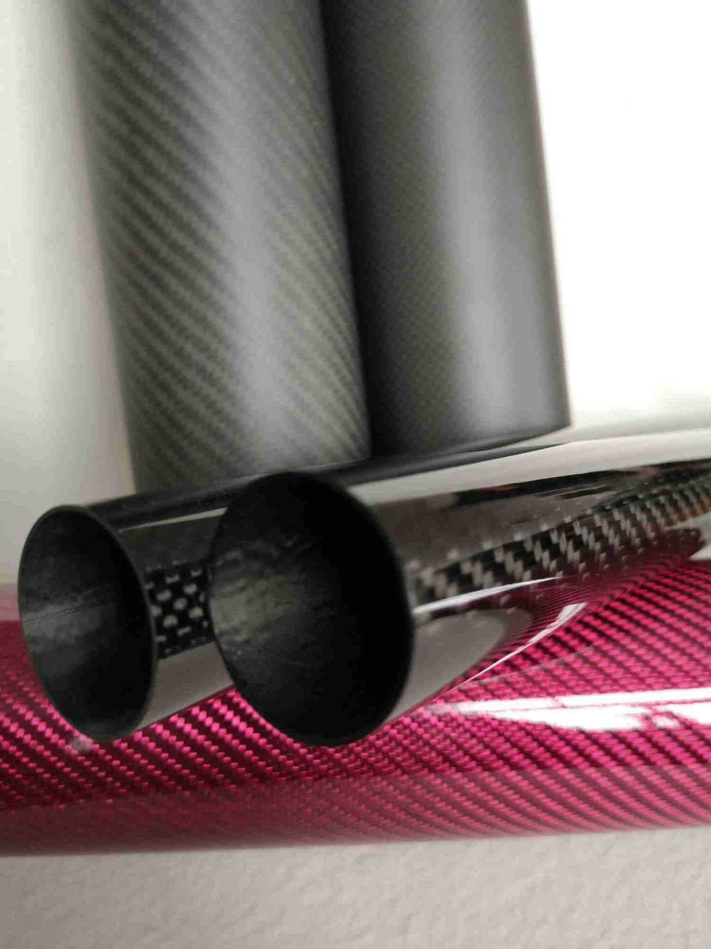 26x30mm3K oblique carbon fibre tube spot