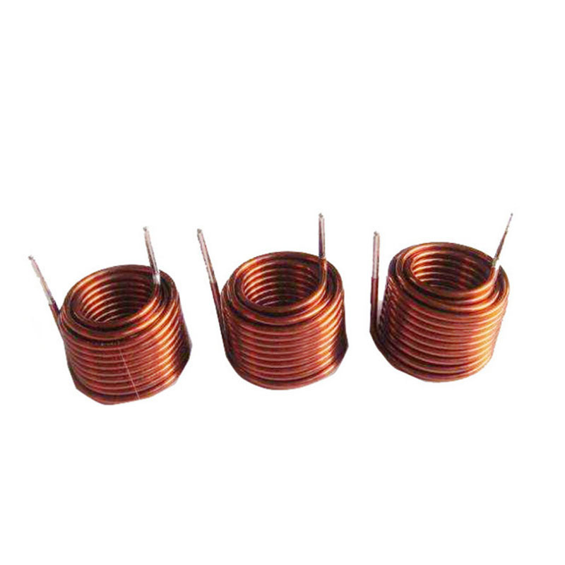 自粘線圈電感0.3MM線徑 內孔1MM 直徑7MM 單圈一層 出腳線長8CM
