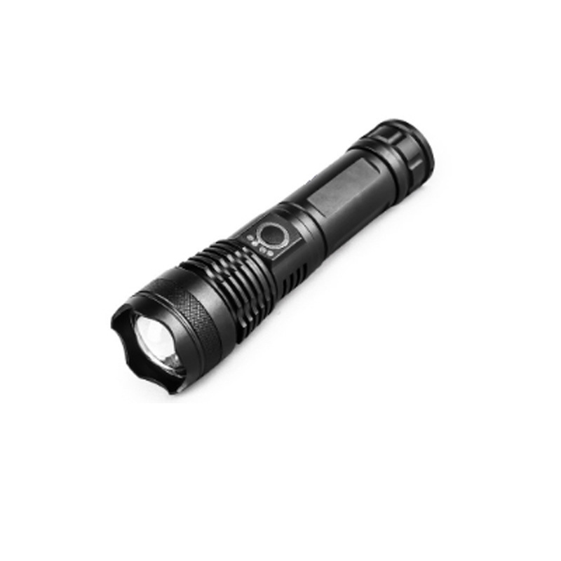 Powerful light LED flashlight patrol, camping outdoors lighting condensed focus chargeable