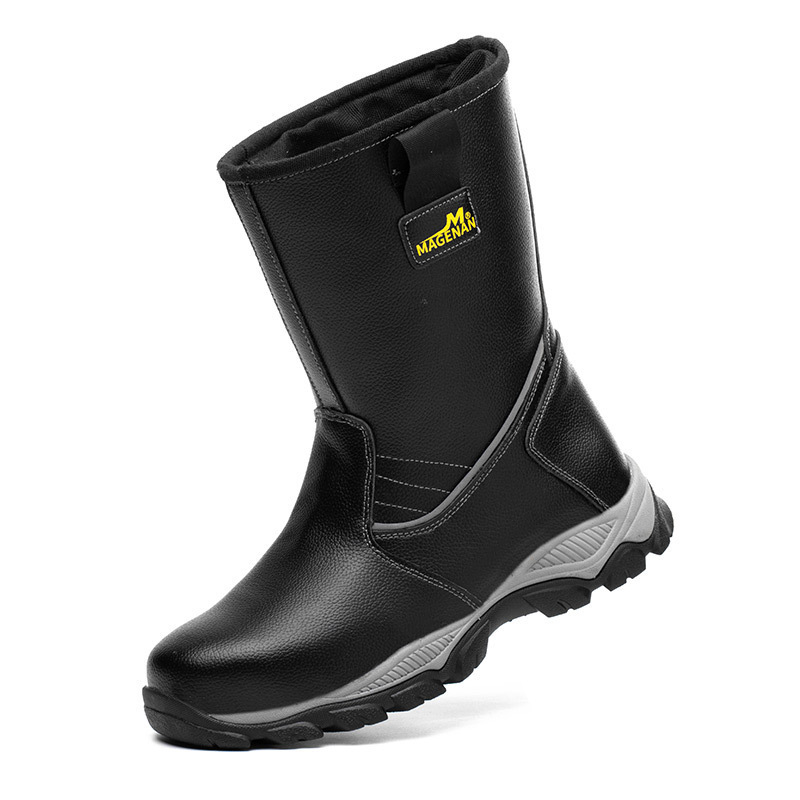 Cross-border safety shoes, boys, oil-resistant boots, burn-proof.