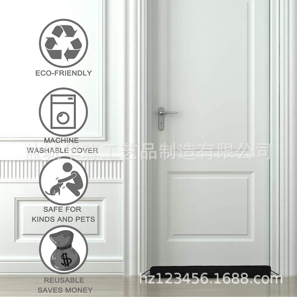 Cửa sông Amazonunder soạn thảo cửa thương mại nhung may các cánh cửa dài để ngăn chặn cửa điện để chặn cửa động vật