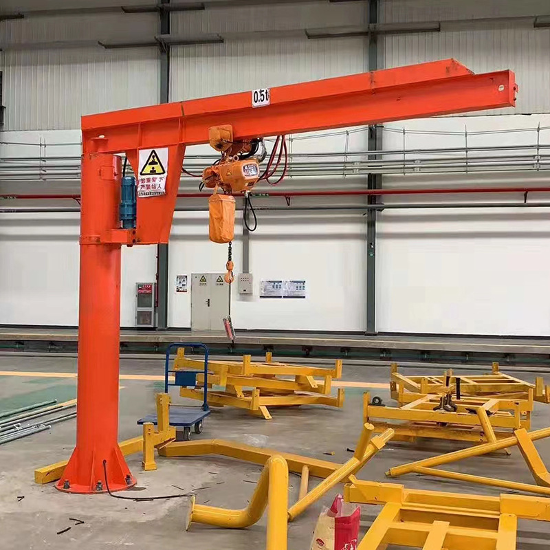 The factory supplies a lean, fast-fixed crane with a single-armed, 360 degrees rotation arm.